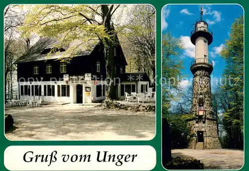 AK / Ansichtskarte Rugiswalde Berghotel Unger Aussichtsturm Rugiswalde