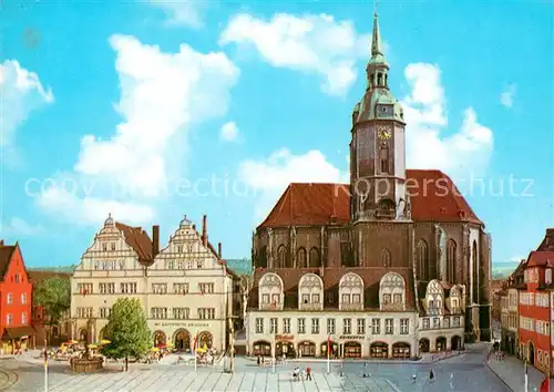 AK / Ansichtskarte Naumburg__Saale Wilhelm Pieck Platz Kirche 