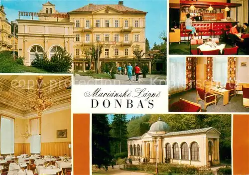 AK / Ansichtskarte Marianske_Lazne Zotavovna ROH Donbas Gastraeume Bar Trinkhalle Marianske_Lazne