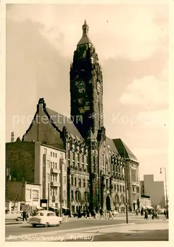 AK / Ansichtskarte Charlottenburg Rathaus Aussenansicht Charlottenburg