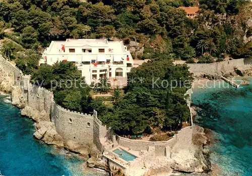 AK / Ansichtskarte Eze_06 Cap Estel Hotel Restaurant vue aerienne prise de la mer 