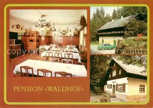 AK / Ansichtskarte Venusberg_Zschopau Pension Waldhof Gaststube Venusberg Zschopau