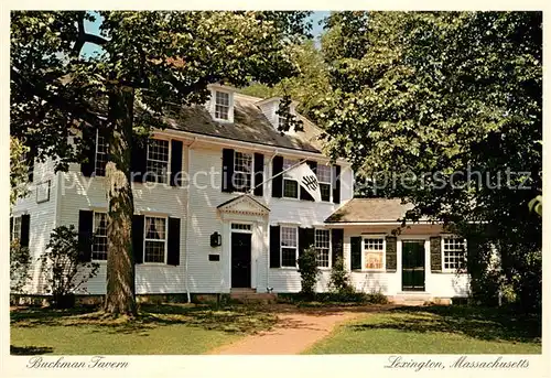 AK / Ansichtskarte Lexington_Massachusetts Buckman Tavern 