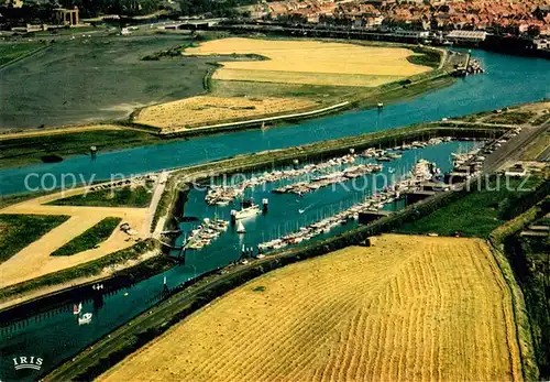 AK / Ansichtskarte Nieuwpoort Bad Ijzermonding Vue aerienne Nieuwpoort Bad