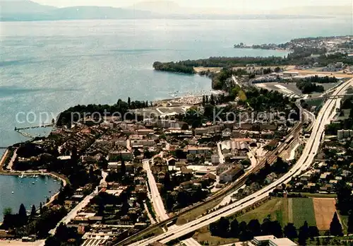 AK / Ansichtskarte Morges Vue aerienne Morges