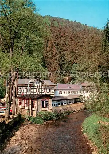 AK / Ansichtskarte Bad_Schandau Gasthof Lichtenhainer Wasserfall Bad_Schandau