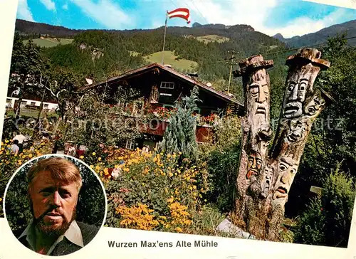 AK / Ansichtskarte Mayrhofen_Zillertal Studio Alte Muehle Wurzen Maxens Alte Muehle Schnitzereien Ausstellungen Mayrhofen_Zillertal