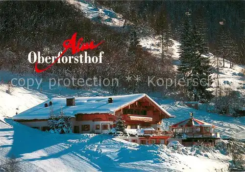 AK / Ansichtskarte St_Johann_Pongau Oberforsthof Alm Restaurant Tanzcafe im Winter St_Johann_Pongau