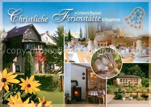 AK / Ansichtskarte Schoeneck_Vogtland Christliche Ferienstaette und Kloeppelstube Schoeneck_Vogtland