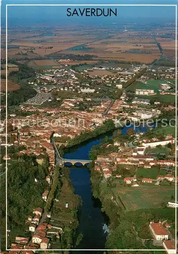 AK / Ansichtskarte Saverdun_09 Vue aerienne 