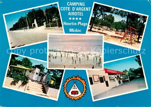 AK / Ansichtskarte Hourtin__Plage_33 Camping Caravaning de la Cote d Argent Plage 