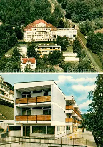 AK / Ansichtskarte Wildbad_Schwarzwald Kurklinik fuer Kriegsblinde Wildbad_Schwarzwald