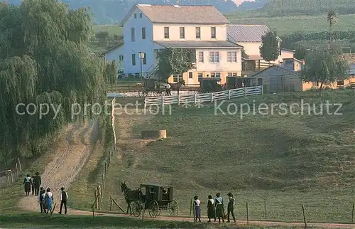 AK / Ansichtskarte Holmes_County Amish Church Held bi weekly at Amish homes as they do not believe in meeting houses Holmes County