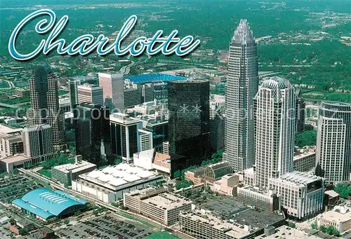 AK / Ansichtskarte Charlotte_North_Carolina Fliegeraufnahme 