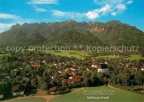 AK / Ansichtskarte Grossgmain Fliegeraufnahme mit Lattengebirge Grossgmain