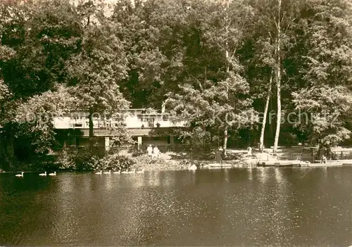 AK / Ansichtskarte Schleusingen HOG Haus am See Schleusingen