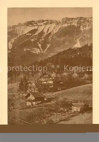 AK / Ansichtskarte Klamm_Breitenstein Gasthof Panorama Klamm_Breitenstein