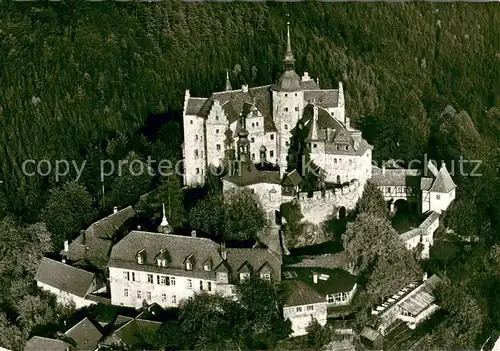 AK / Ansichtskarte Lauenstein_Oberfranken Fliegeraufnahme Burg Lauenstein Lauenstein_Oberfranken