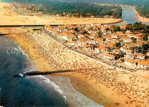 AK / Ansichtskarte Landes_Departement Fliegeraufnahme Capbreton Plage 