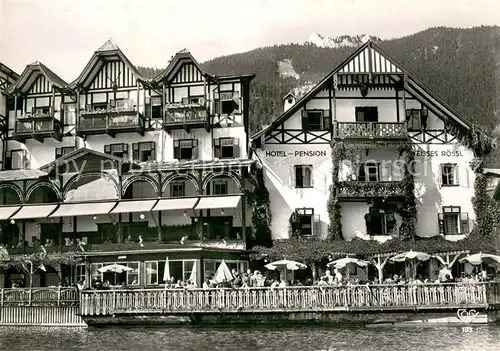 AK / Ansichtskarte St_Wolfgang_Wolfgangsee Hotel Pension Weisses Roessl St_Wolfgang_Wolfgangsee