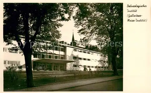 AK / Ansichtskarte Bad_Oeynhausen Balneologisches Institut Bad_Oeynhausen