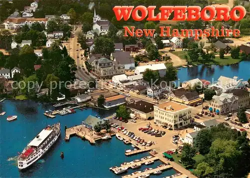 AK / Ansichtskarte Wolfeboro Fliegeraufnahme  Wolfeboro