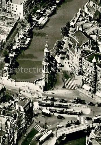 AK / Ansichtskarte Amsterdam__NL Fliegeraufnahme Muenz Turm 