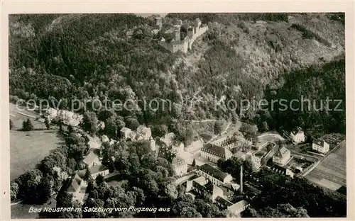 AK / Ansichtskarte Bad_Neustadt Burgschenke Salzburg Fliegeraufnahme Bad_Neustadt