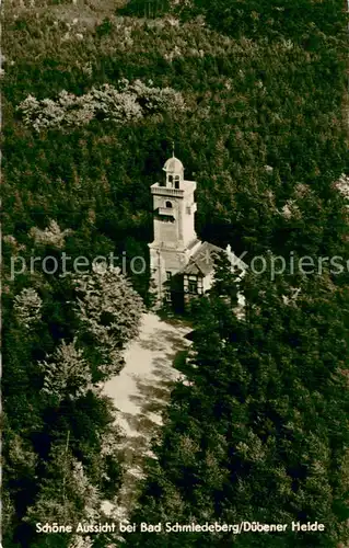 AK / Ansichtskarte Bad_Schmiedeberg Fliegeraufnahme Duebener Heide Aussicht Bad_Schmiedeberg