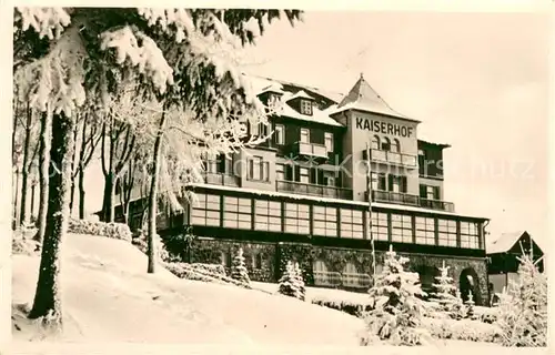 AK / Ansichtskarte Baerenfels_Erzgebirge Hotel Kaiserhof Baerenfels Erzgebirge