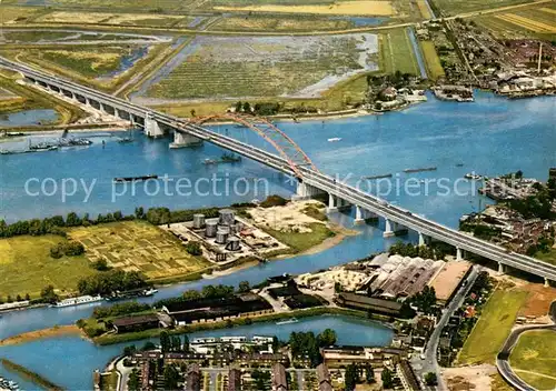 AK / Ansichtskarte Rotterdam van Brienenoordbrug luchtfoto Rotterdam