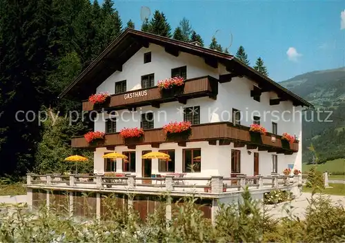 AK / Ansichtskarte Aschau_Zillertal Gasthaus Krapfenhaeusl Aussenansicht Aschau_Zillertal