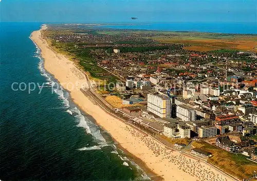 AK / Ansichtskarte Westerland_Sylt Nordseeheilbad Fliegeraufnahme Westerland_Sylt