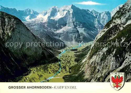 AK / Ansichtskarte Grosser_Ahornboden_Karwendel_Tirol mit Eiskar und Spitzkarspitze 