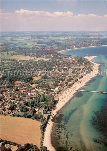 AK / Ansichtskarte Niendorf_Ostseebad_Timmendorferstrand Fliegeraufnahme 