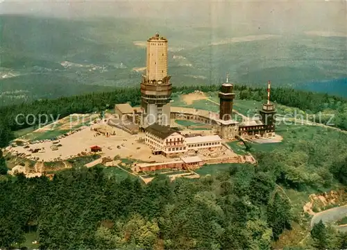 AK / Ansichtskarte Grosser_Feldberg_Taunus Fliegeraufnahme mit Fernseh und UKW Sender Grosser_Feldberg_Taunus