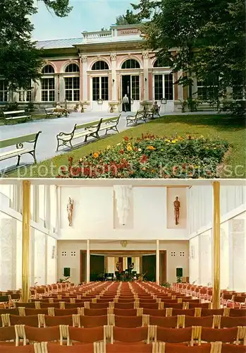 AK / Ansichtskarte Bad_Hall_Oberoesterreich Trinkhalle Veranstaltungsraum Bad_Hall_Oberoesterreich