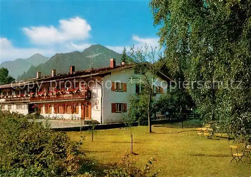 AK / Ansichtskarte Fischhausen_Schliersee Pension Wiesenschmetzer Fischhausen Schliersee