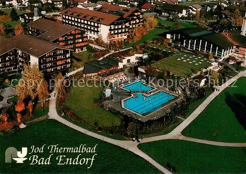 AK / Ansichtskarte Bad_Endorf Jod Thermalbad Fliegeraufnahme Bad_Endorf