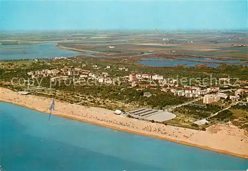 AK / Ansichtskarte Bibione_Pineda Fliegeraufnahme Panorama Strand Bibione Pineda