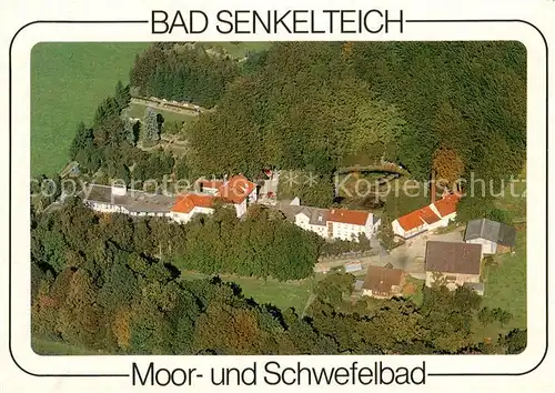 AK / Ansichtskarte Bad_Senkelteich Moor und Schwefelbad Rehaklinik Kurhotel Fliegeraufnahme Bad_Senkelteich