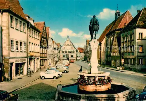 AK / Ansichtskarte Weissenburg__Bayern Ludwigsbrunnen mit Luitpoldstrasse 