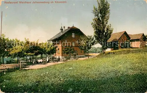 AK / Ansichtskarte Kuesnacht_Zuerichsee Restaurant Waldhaus Johannesburg Kuesnacht Zuerichsee