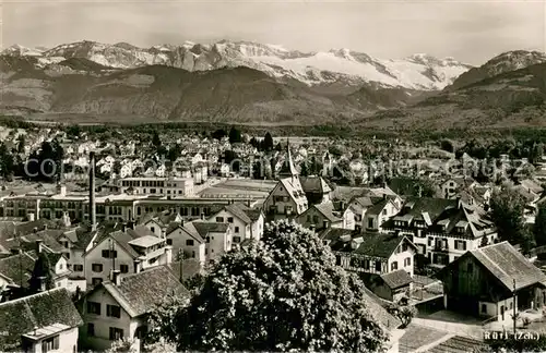 AK / Ansichtskarte Rueti__ZH Teilansicht m. Bergpanorama 