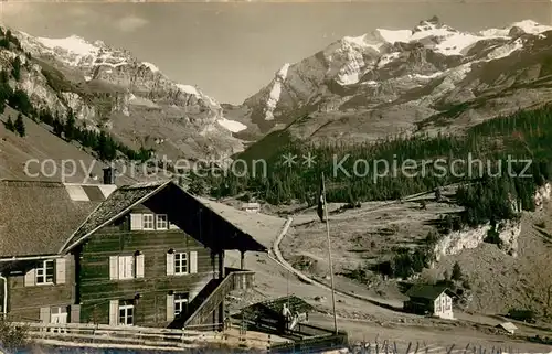 AK / Ansichtskarte Kiental Naturfreunde Haus Gornern Kiental