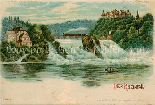 AK / Ansichtskarte Rheinfall_SH Der Rheinfall Rheinfall SH