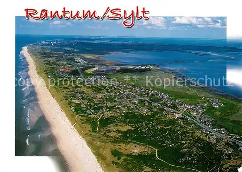 AK / Ansichtskarte Rantum_Sylt Fliegeraufnahme Rantum Sylt