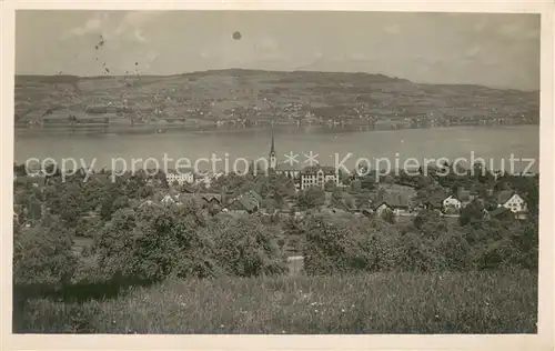 AK / Ansichtskarte Thalwil_ZH Gesamtansicht m. Fluss 