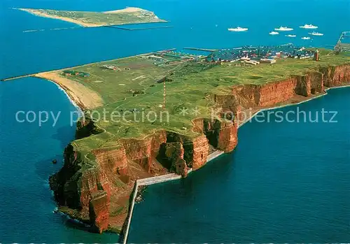 AK / Ansichtskarte Helgoland Fliegeraufnahme von Westen Helgoland