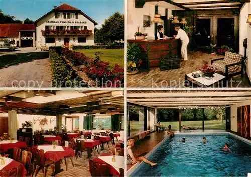 AK / Ansichtskarte Johanniskreuz Hotel Gasthaus Johanniskreuz Rezeption Gastraum Hallenbad Johanniskreuz